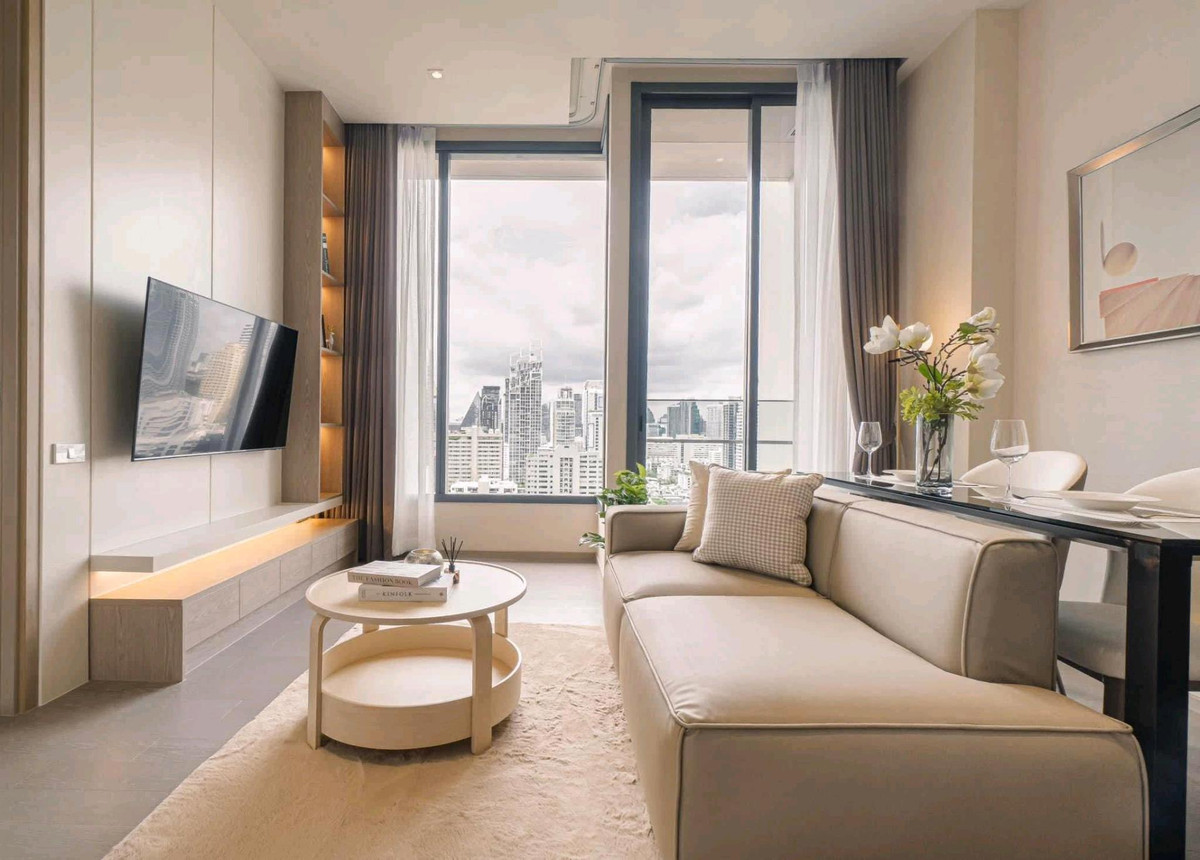 For RentCondoSukhumvit, Asoke, Thonglor : ​Rare Item! [For Rent] The Esse Asoke | 1 bedroom, 1 bathroom | 47 sq m., 22nd floor, open view, with bathtub, 45,000 baht per month.