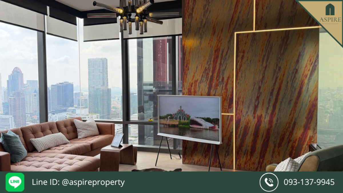 ให้เช่าคอนโดสีลม ศาลาแดง บางรัก : [ให้เช่า] คอนโด แอชตัน สีลม ห้องมุม