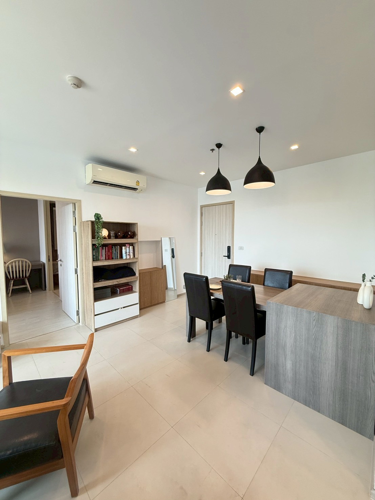 For RentCondoNonthaburi, Bang Yai, Bangbuathong : Condo GROW Rattanathibet, new, beautiful room, available and ready for rent, 2 bedrooms, 2 bathrooms, please inquire.