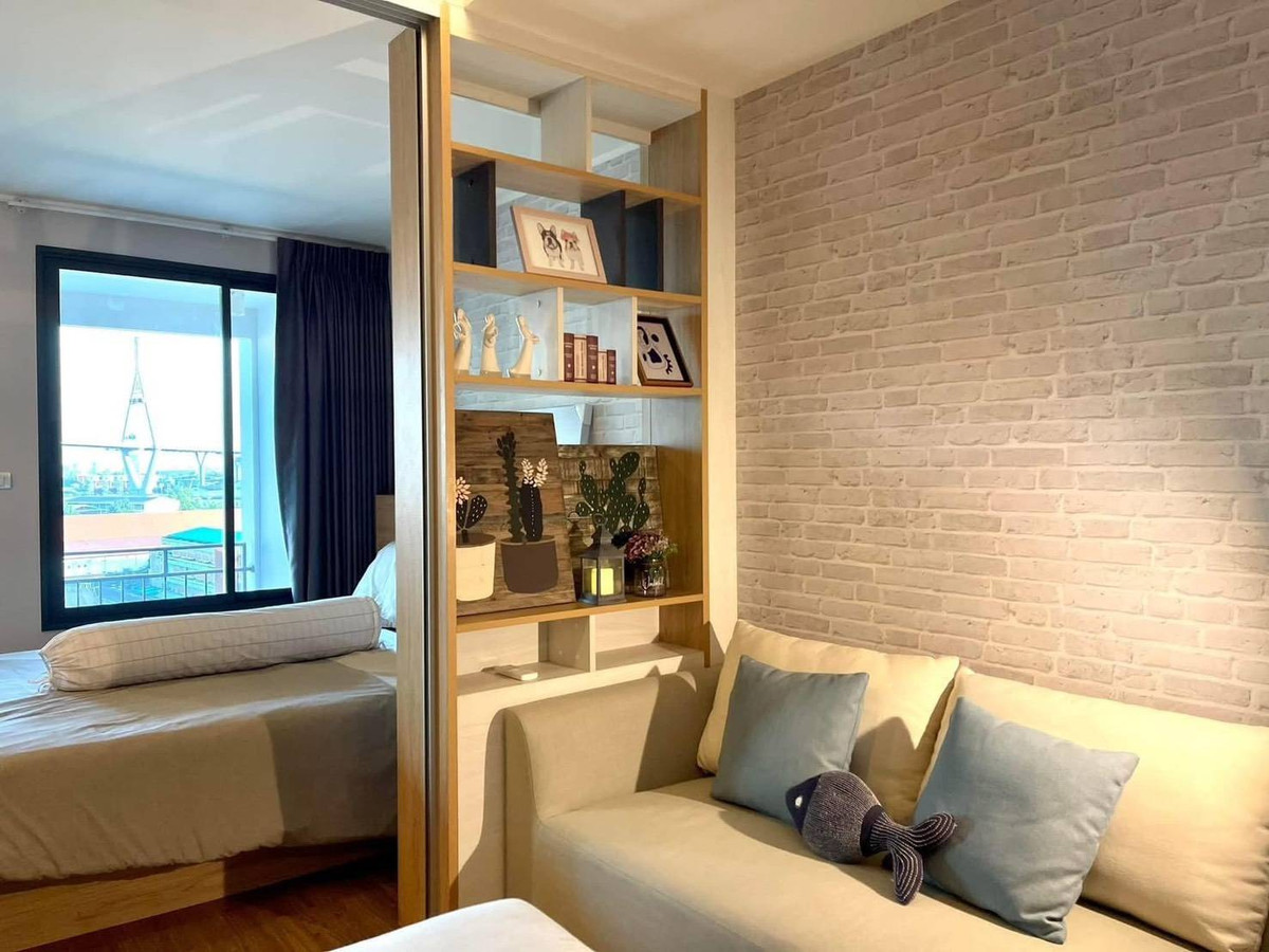 For RentCondoRama3 (Riverside),Satupadit : For rent 1 bedroom, 1 bathroom, U Delight Residence Riverfront Rama 3.