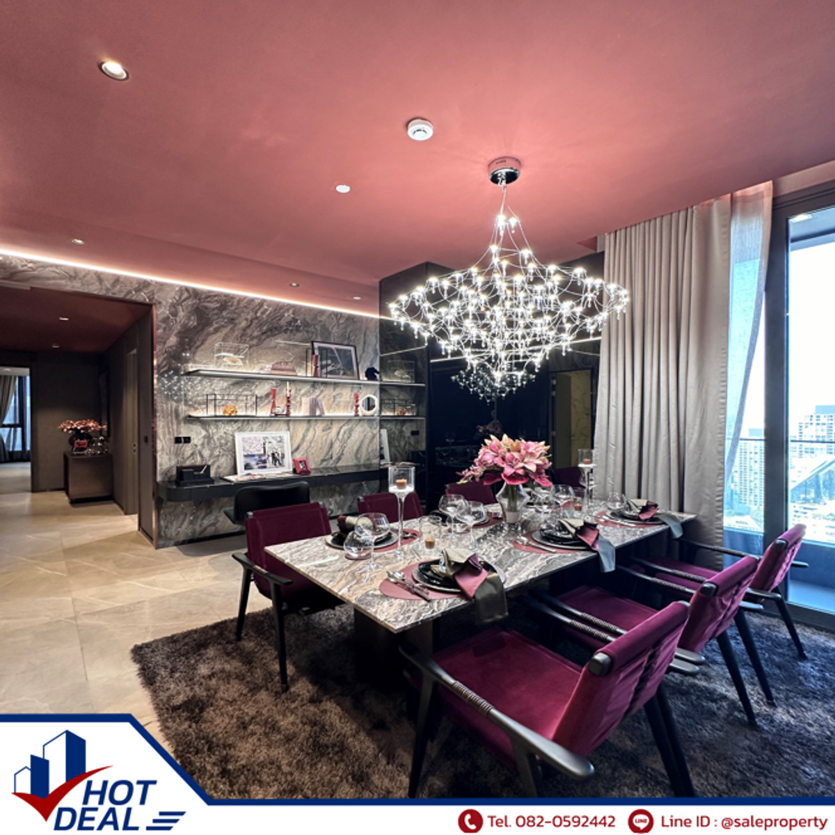 For SaleCondoSukhumvit, Asoke, Thonglor : 🔥Hot deal🔥 Project price. Register to receive an additional discount of 9.9 million baht.***