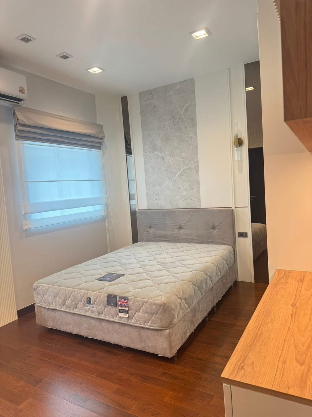 For RentHouseLadkrabang, Suwannaphum Airport : Single house for rent, Perfect Masterpiece Rama 9-Krungthep Kreetha. Complete with electrical appliances and furniture