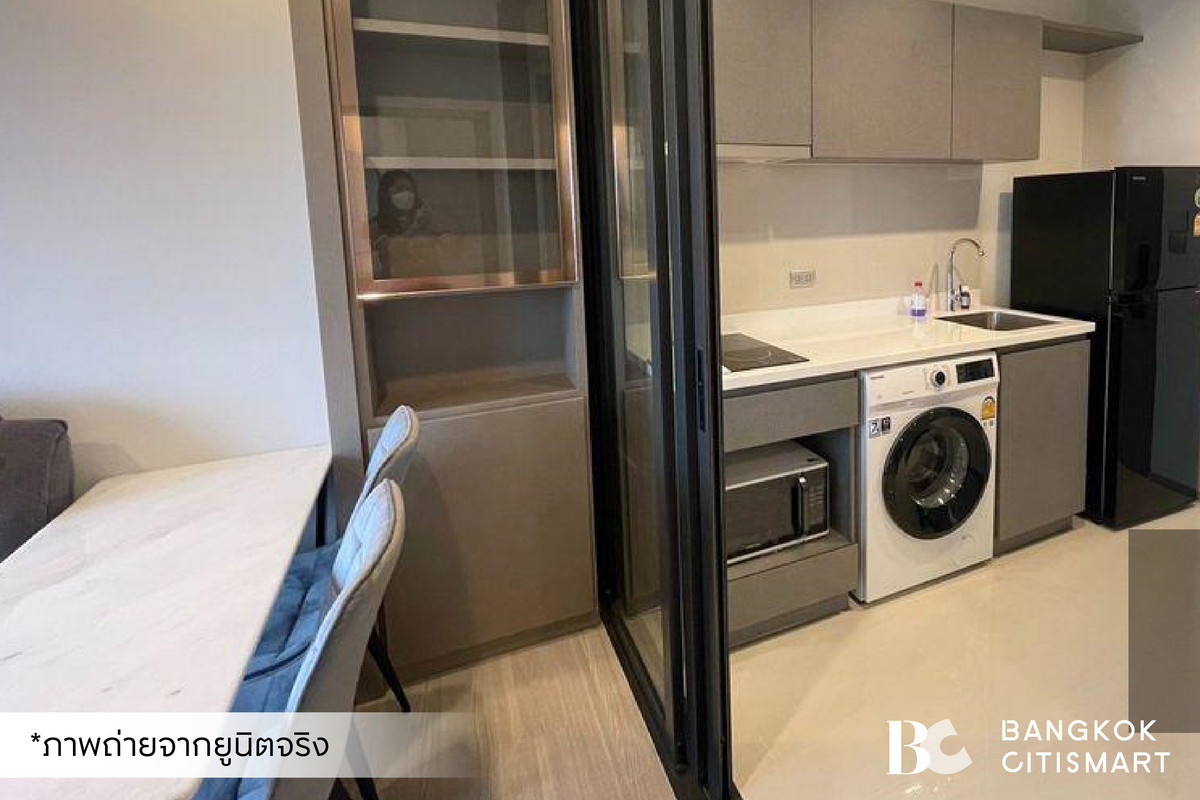 For RentCondoRama9, Petchburi, RCA : 🔥 Ready to move in, Life Asoke Hype (1 bedroom sq.m.), beautiful room, fully furnished, garden view, interested: 095-370-1451 (Kate)