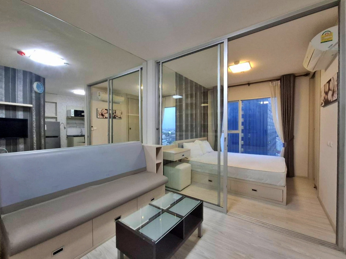 ให้เช่าคอนโดรัตนาธิเบศร์ สนามบินน้ำ พระนั่งเกล้า : 🔥จองด่วน ห้องว่างใกล้ MRT บางกระสอ แอสปาย รัตนาธิเบศร์ 2 พร้อมเข้าอยู่ มีเครื่องซักผ้า