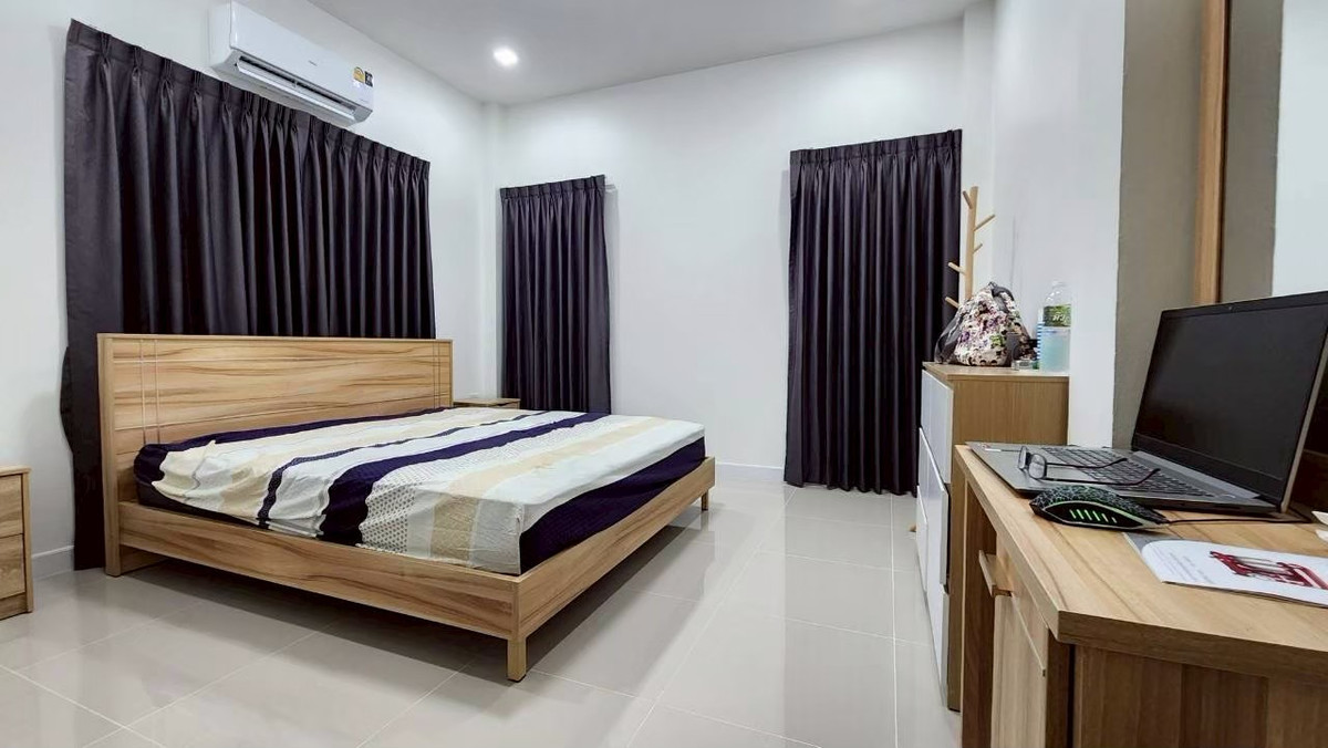 For SaleHouseRayong : Single house for sale, prime location, Sap Anan Living Home Project, Ban Khai District, Rayong Province.