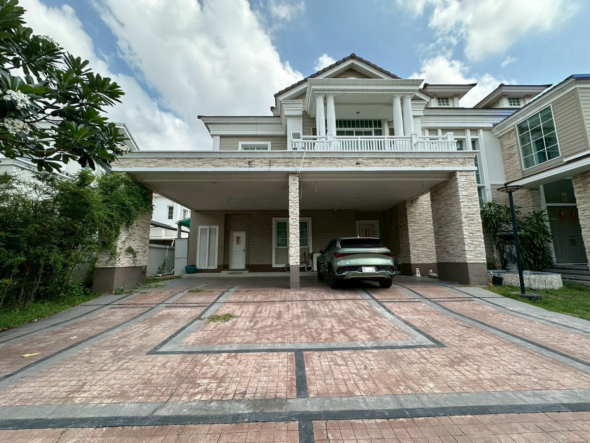 ขายบ้านบางนา แบริ่ง ลาซาล : ขายบ้านเดี่ยว 2 ชั้น หมู่บ้านนาราสิริ บางนา ทำเลดี เดินทางสะดวก