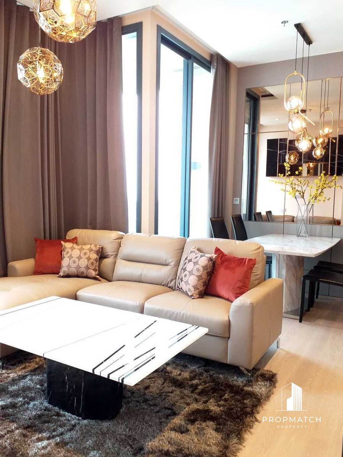 ให้เช่าคอนโดสุขุมวิท อโศก ทองหล่อ : ✨Flash Deal ✨ THE ESSE ASOKE (2Bed 2Bath 75SQM.) พร้อมอยู่ ! เพียง 70,000 บาทต่อเดือน Tel.0981315848 @propmatch