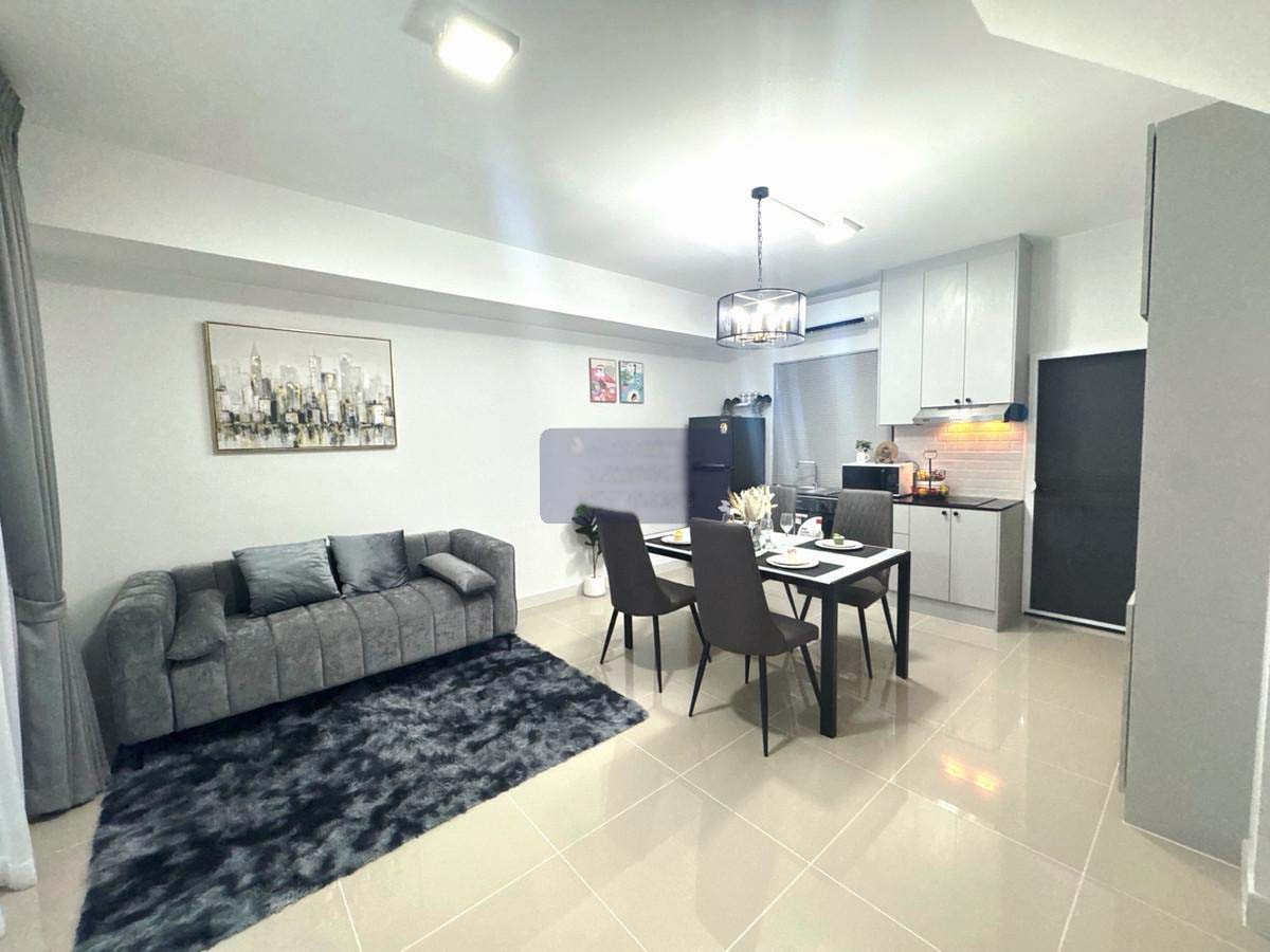 ให้เช่าทาวน์โฮมบางนา แบริ่ง ลาซาล : ทาวน์โฮม 2 ชั้น พร้อมเฟอร์นิเจอร์ ตกแต่งสวยงาม ให้เช่า ย่านบางนา-บางพลี ใกล้เมกาบางนา เพียง 2 กม.