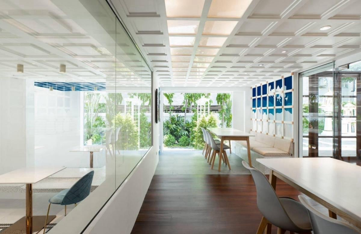 ให้เช่าโฮมออฟฟิศเกษตรศาสตร์ รัชโยธิน : RH034126 ให้เช่า Home Office สไตล์ Cafe 2 ชั้น ย่าน งามวงศ์วาน ใกล้ BTS และ ม.เกษตร