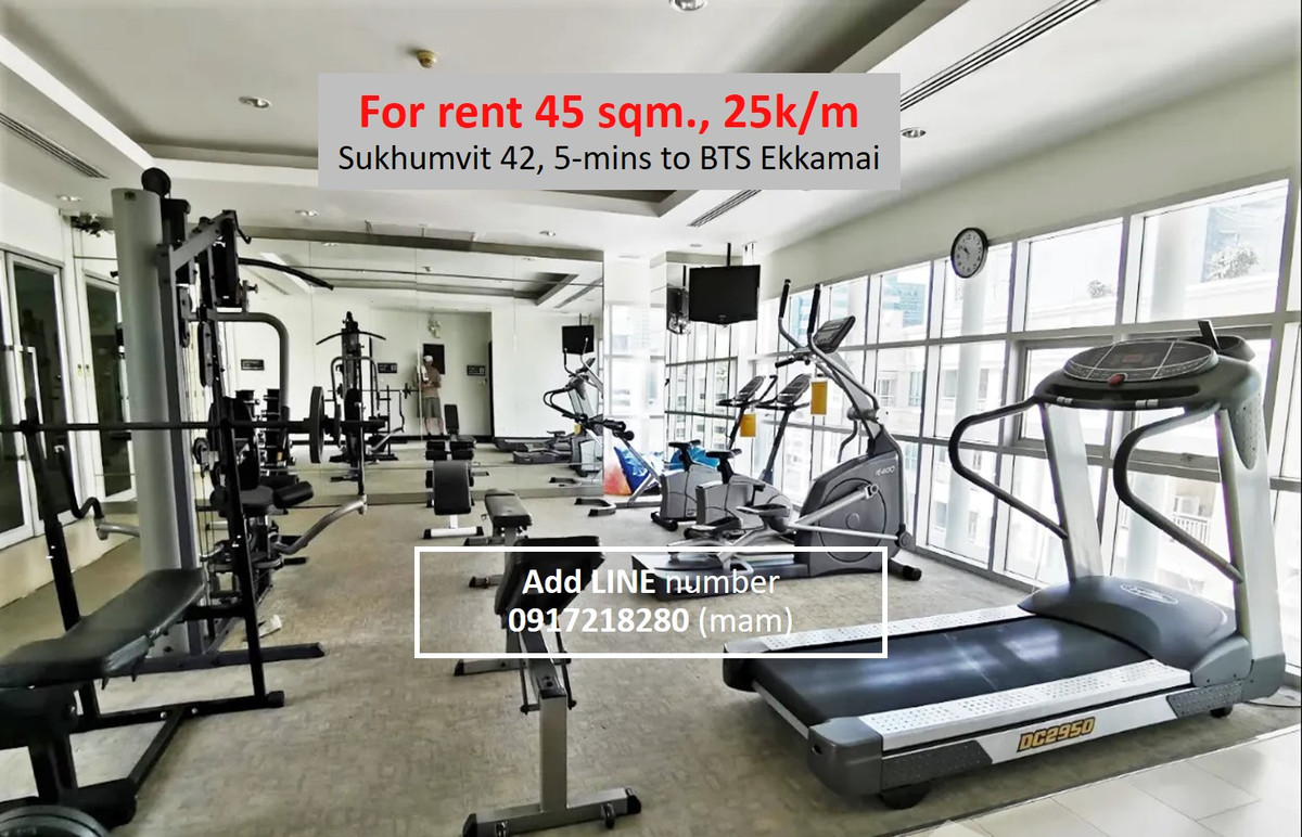 ให้เช่าคอนโดสุขุมวิท อโศก ทองหล่อ : ให้เช่าคอนโดรีโนเวทใหม่เอี่ยม 45 ตรม. ดิแอดเดรส สุขุมวิท 42 เดิน 4 นาที ถึงเกตุเวย์ เอกมัย (BTS Ekamai) ทัก LINE :0917218280