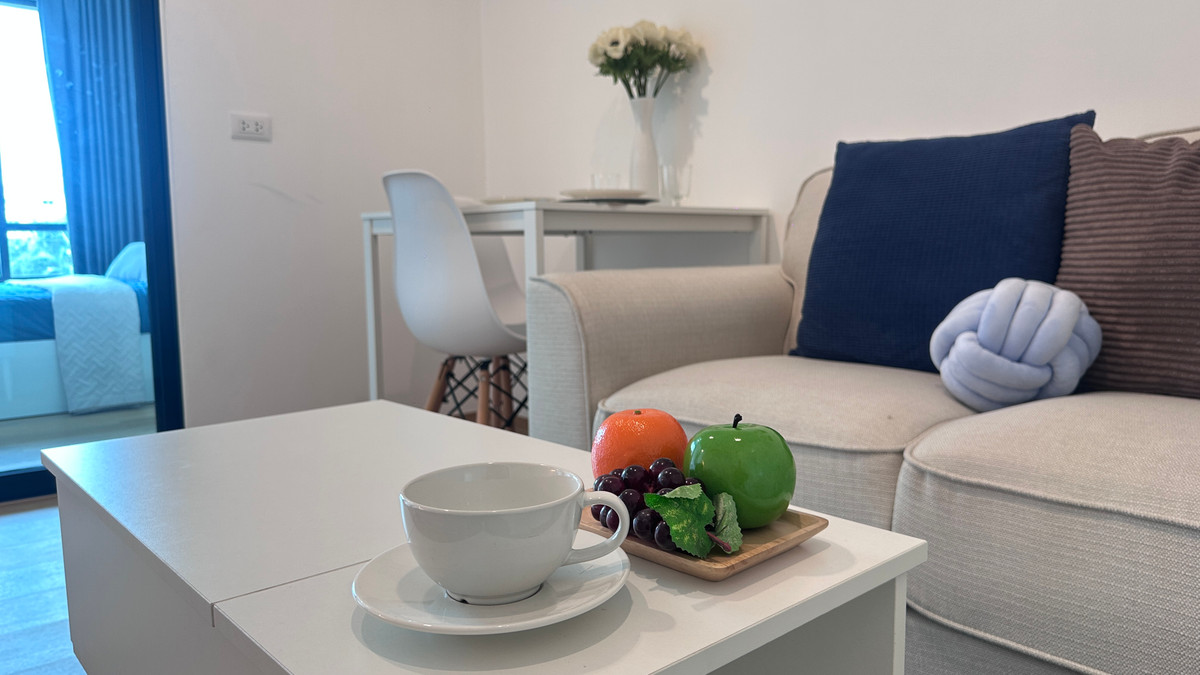 ขายคอนโดพัฒนาการ ศรีนครินทร์ : The Unite Condo อ่อนนุช-พัฒนาการ  คอนโดเลี้ยงสัตว์ได้   เฟอร์ครบ มีงบ Cashback ของแถมมากที่สุด