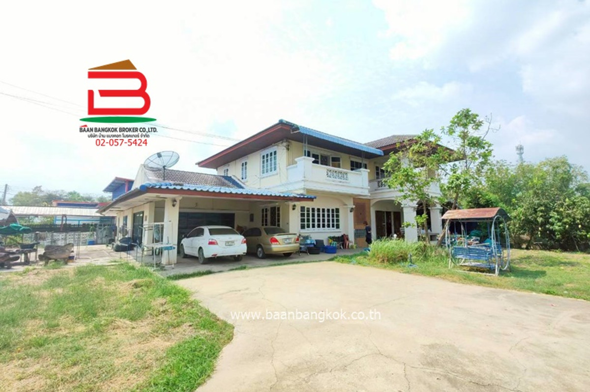 ขายที่ดินปทุมธานี รังสิต ธรรมศาสตร์ : ที่ดินพร้อมสิ่งปลูกสร้าง ซอยลำลูกกา คลอง 8 (ใกล้วัดดอนใหญ่) เนื้อที่ 1 ไร่ ตำบลลำลูกกา อำเภอลำลูกกา จังหวัดปทุมธานี