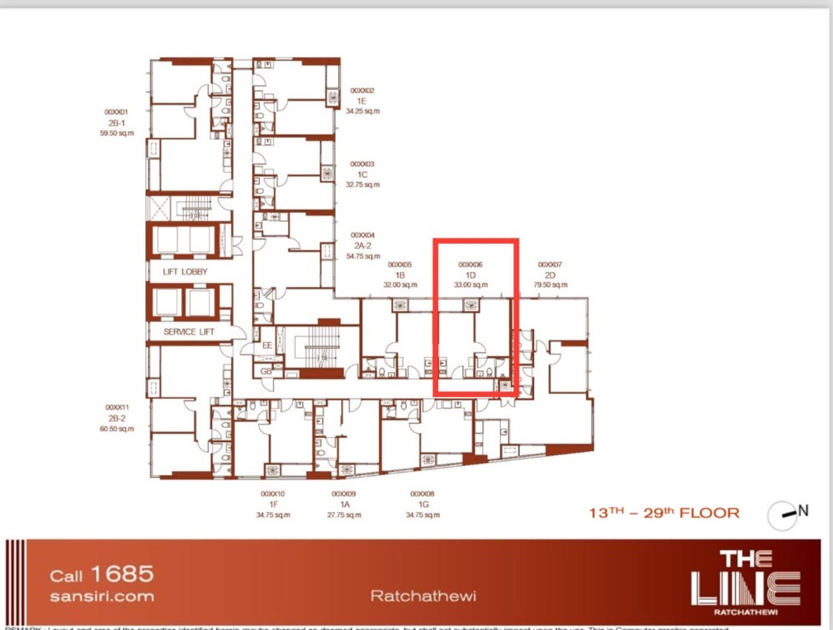 For SaleCondoRatchathewi,Phayathai : 🏠✨ The Line Ratchathewi | 1 bedroom condo for sale (HBH-SI-159)