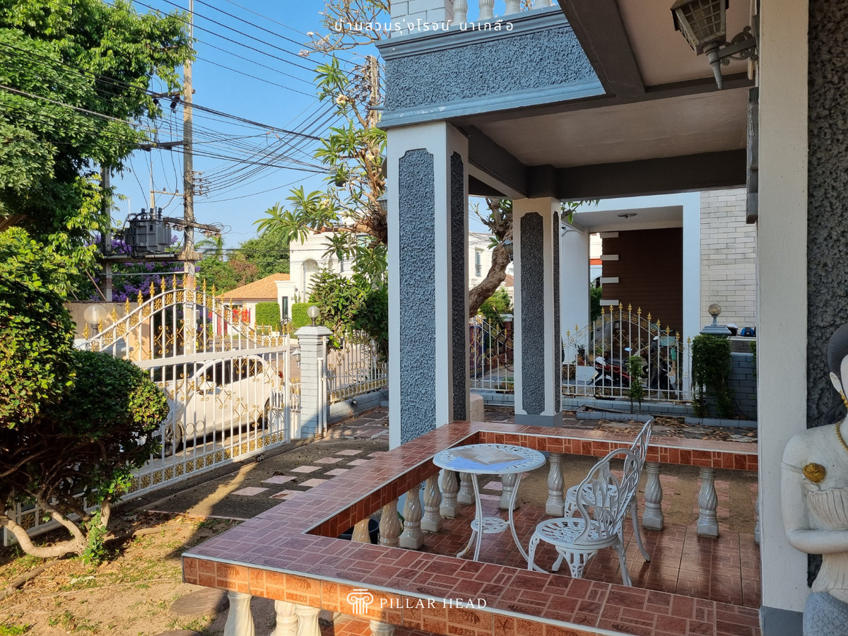 ขายบ้านพัทยา บางแสน ชลบุรี สัตหีบ : ขายด่วน! บ้านเดี่ยว 2 ชั้น ในโครงการบ้านสวนรุ่งโรจน์ นาเกลือ