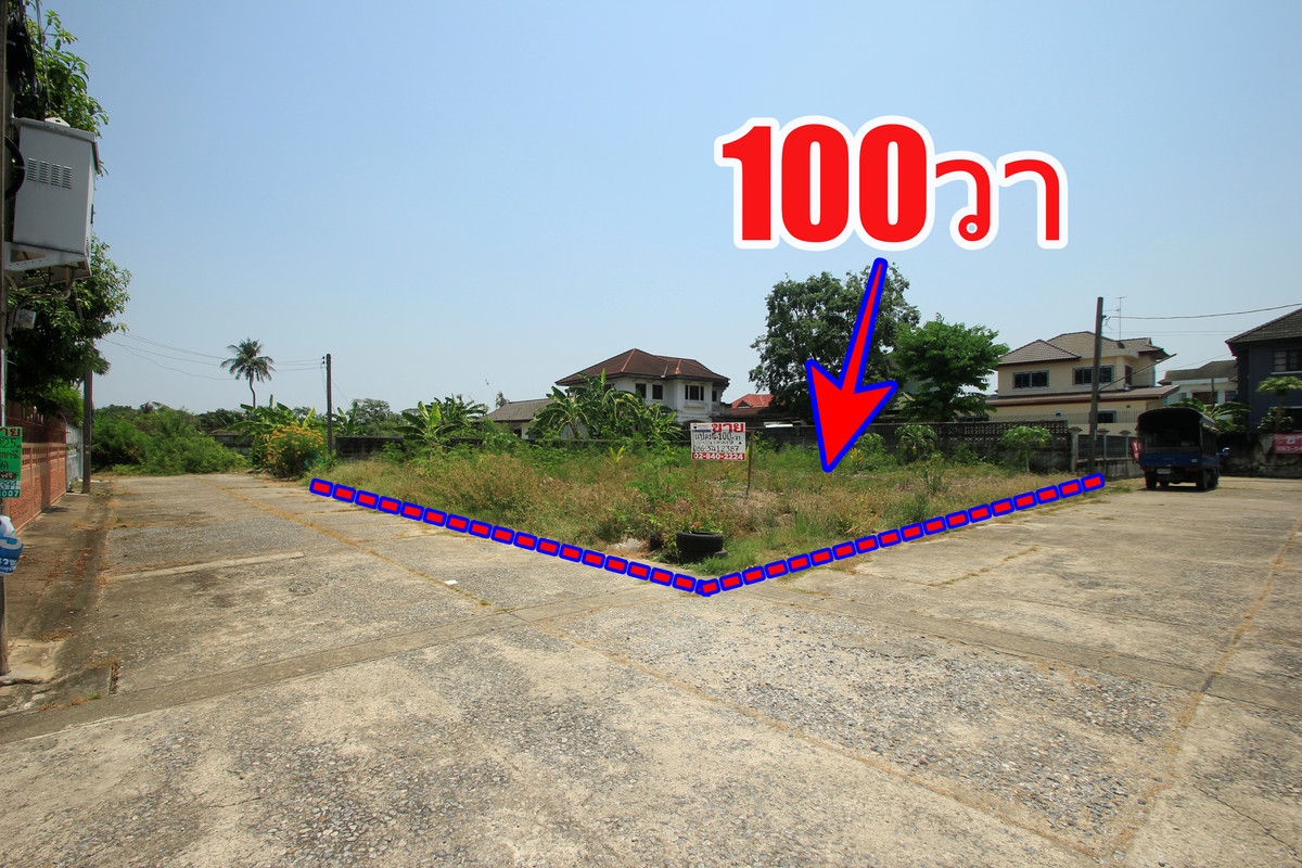 For SaleLandPinklao, Charansanitwong : Phutthamonthon Sai 2 land Thawi Watthana-Kanchanaphisek15 Near Phra Thep Tad Mai Sinpatthana Thani Village Land for building a house has been filled in. Beautiful corner plot, 100 wa, convenient travel on many routes.