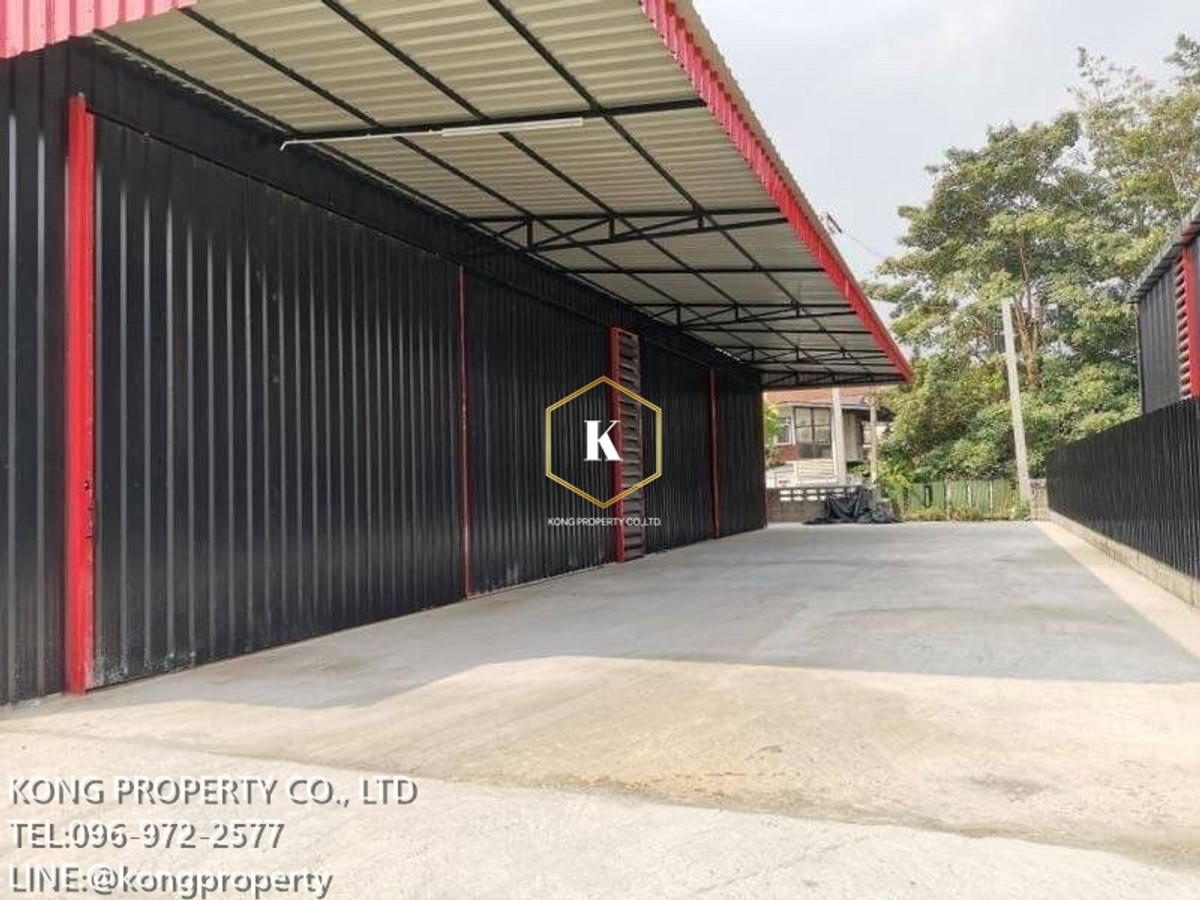 For RentWarehouseLadprao101, Happy Land, The Mall Bang Kapi : Warehouse for rent, Lat Phrao, Wang Thonglang, Bangkok, 400 sq m, with 2-story office.