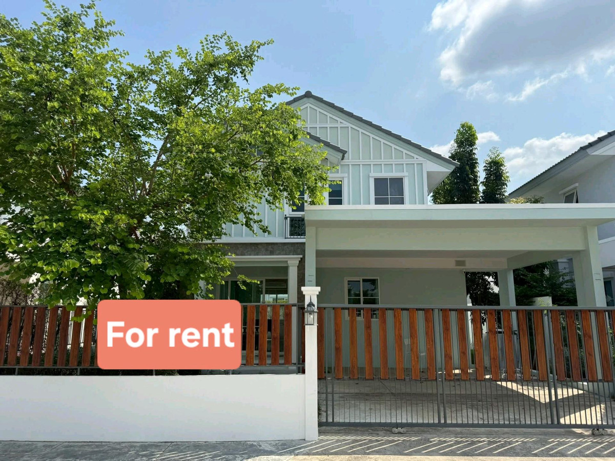 ให้เช่าบ้านบางนา แบริ่ง ลาซาล : 🔥🔥 House for Rent Villaggio 2 Srinakarin Bangna 🔥🔥 Nearby Mega bangna 