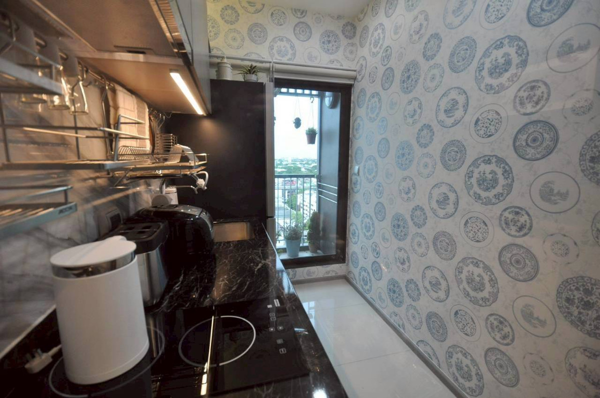 For SaleCondoOnnut, Udomsuk : sell ! 1 bedroom condo, AP Life, Sukhumvit 62, size 30 sq m, 14th floor (east, morning sun, not hot in the evening)