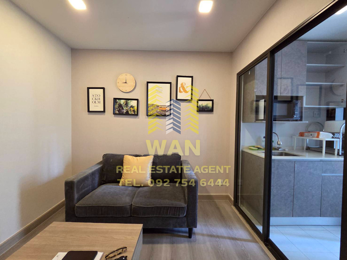 ให้เช่าคอนโดรัตนาธิเบศร์ สนามบินน้ำ พระนั่งเกล้า : ให้เช่า politan breeze ชั้น 2 ขนาด 30 ตร.ม. ริมแม่น้ำเจ้าพระยา แต่งสวยครบพร้อมอยู่ราคาประหยัด