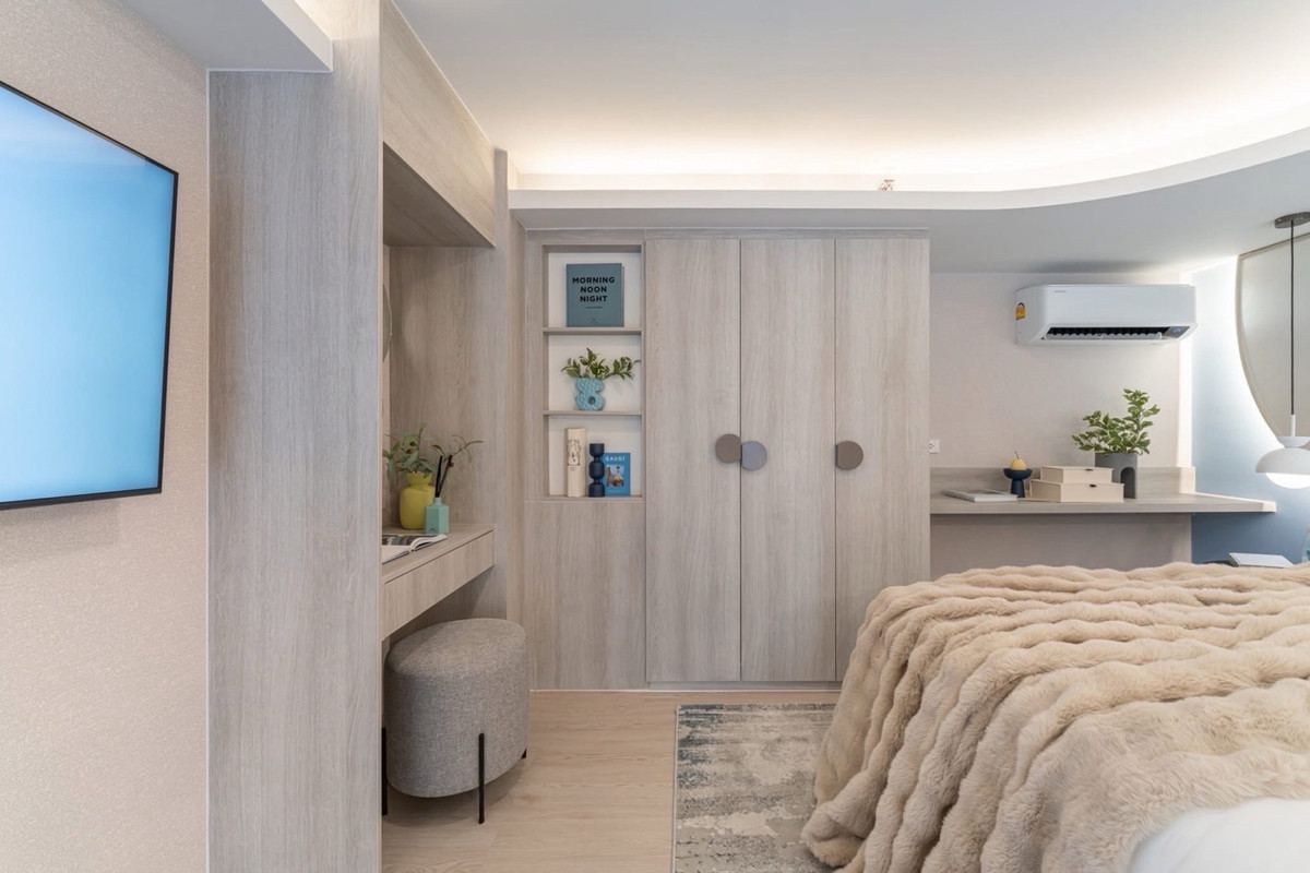 For SaleCondoKasetsart, Ratchayothin : 𝐂𝐎𝐁𝐄 Kaset-Sripatum, free down payment 𝐎 baht, light installments 𝟖,𝟗𝟎𝟎/month, new room, first hand, complete, ready to move in.