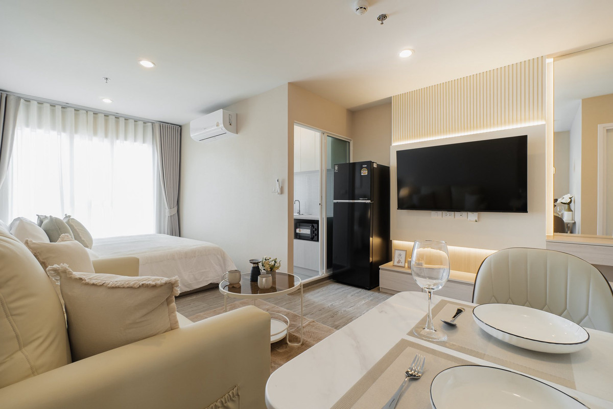 ให้เช่าคอนโดบางนา แบริ่ง ลาซาล : ให้เช่าคอนโดรีเจนท์โฮมบางนา ห้องใหม่สวยตรงปกใกล้รถไฟฟ้าบางนา