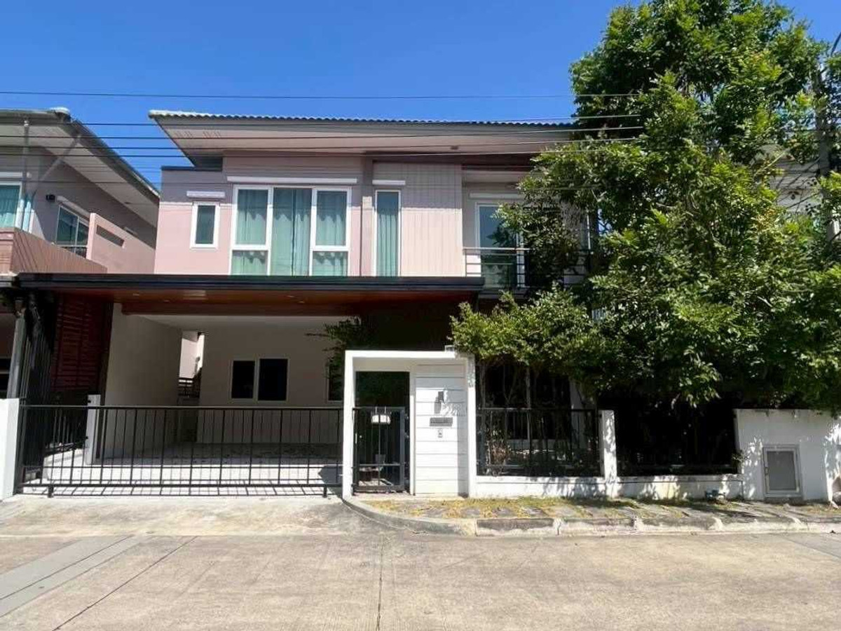 ขายสมุทรปราการ สำโรง : ขายบ้านเดี่ยว คิว ดิสทริค สุขสวัสดิ์-วงแหวนพระราม3 140 ตร.ม. ใกล้ Central Rama 3