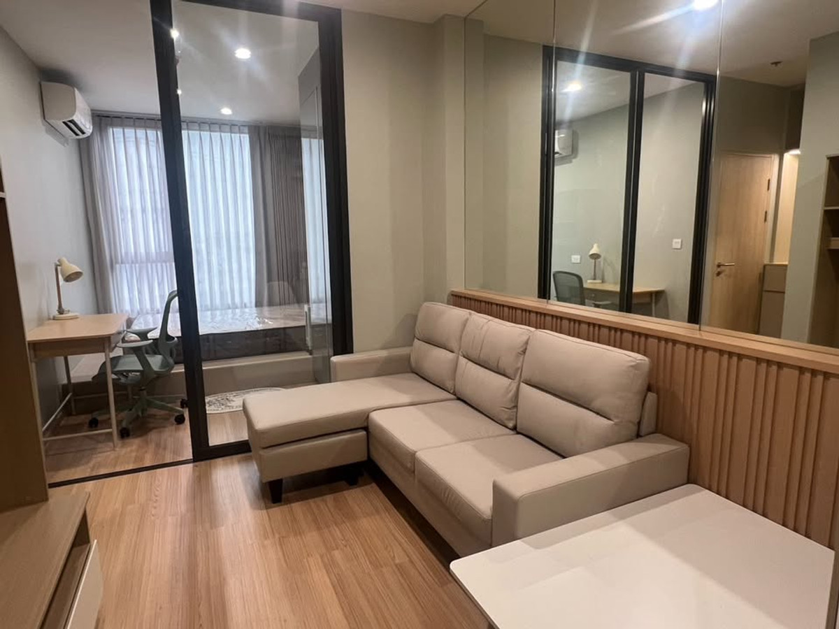 For RentCondoOnnut, Udomsuk : ✨🌿 Brand new room, fully furnished, near BTS Punnawithi, only 400 m. | Skyrise Avenue Sukhumvit 64/2 🚆💖