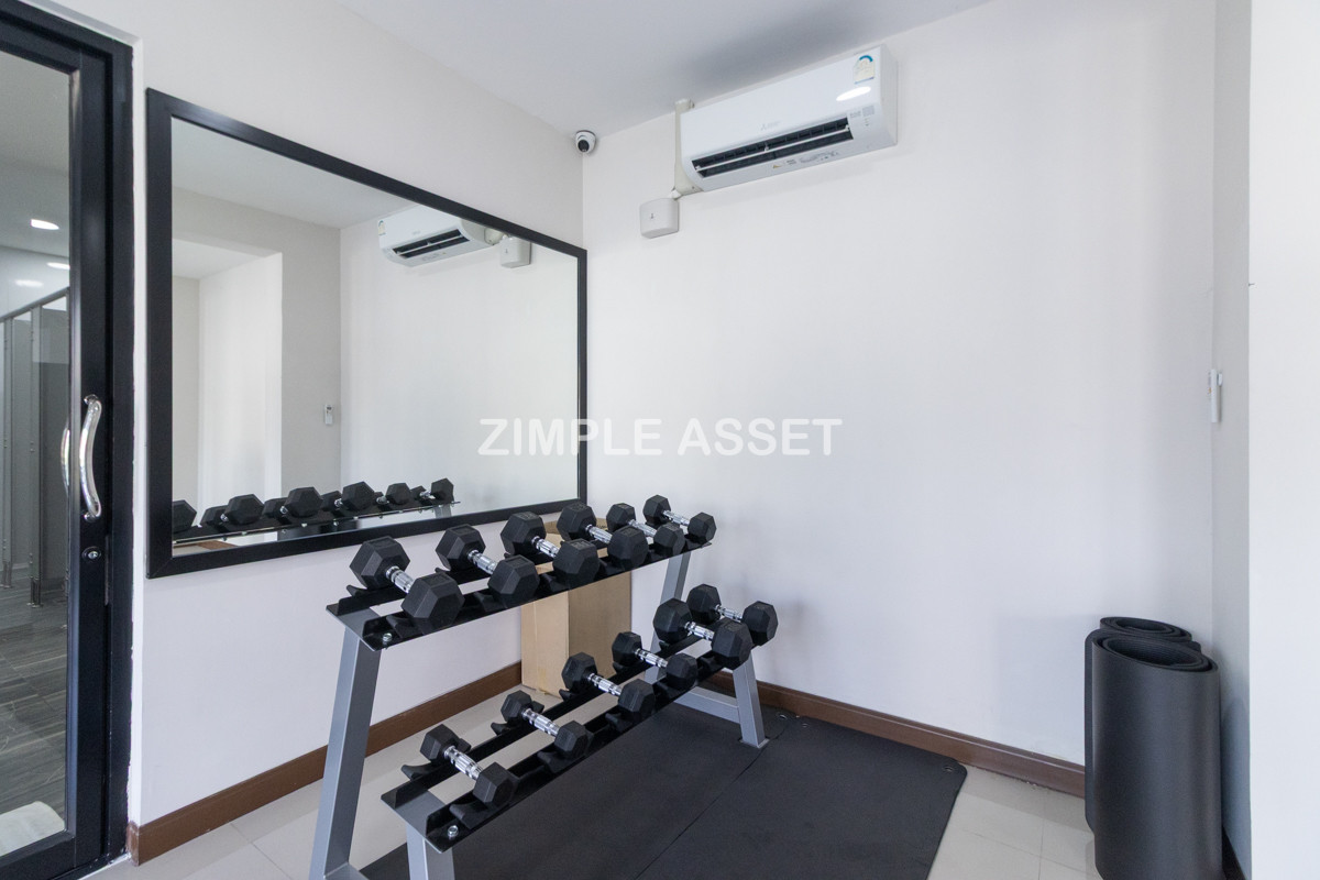 For RentSamut Prakan,Samrong : Line ID: @zimple_asset  Apartment near Lotus’s Bang Phli, air-conditioned room with furniture, balcony, affordable price, safe, and parking available.