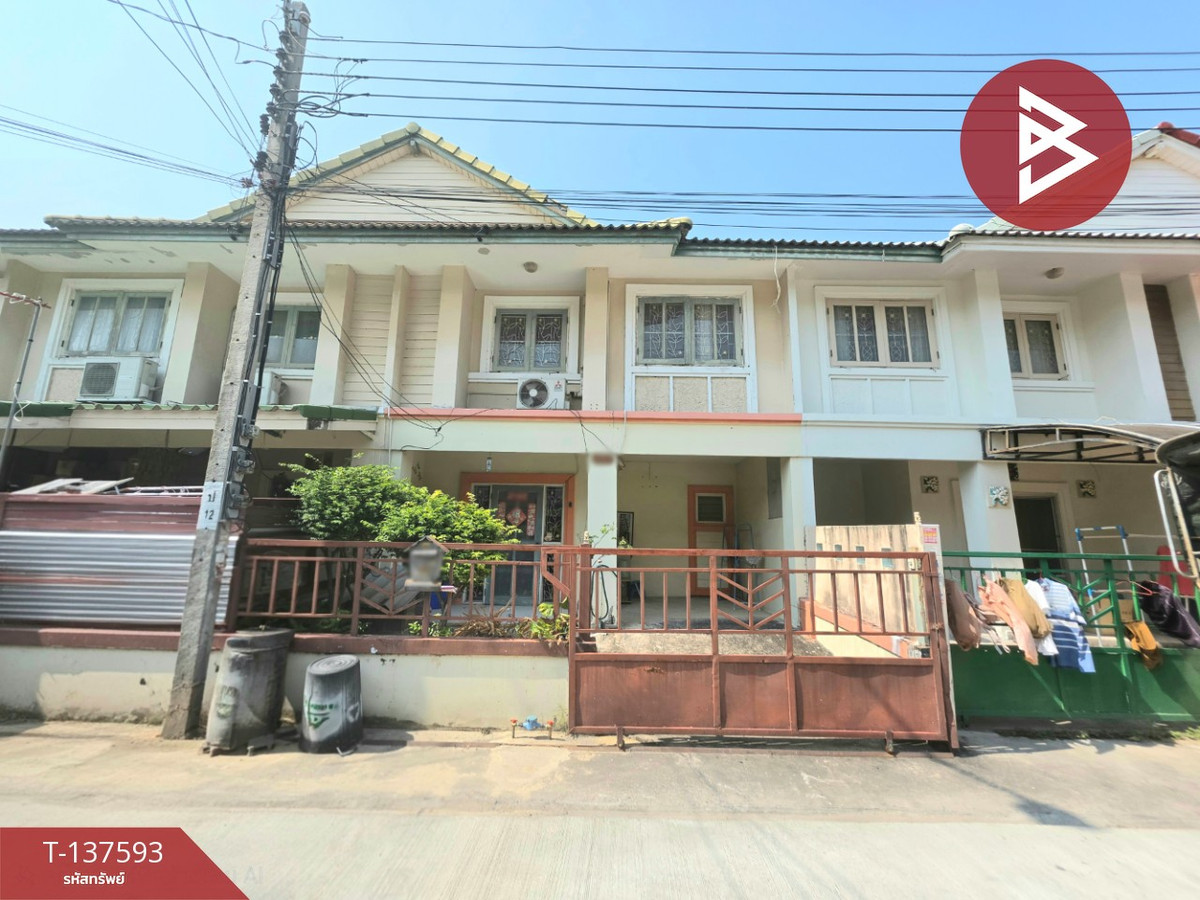 For SaleTownhomeSamut Prakan,Samrong : Townhouse for sale Pruksa Village 15, Bang Phli-Tamru, Samut Prakan