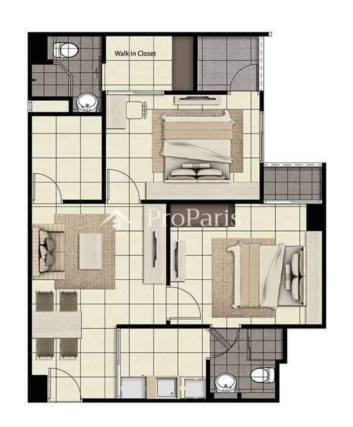 ให้เช่าคอนโดบางนา แบริ่ง ลาซาล : ให้เช่าคอนโด เคนซิงตัน แบริ่ง 2 ห้องนอน BTS แบริ่ง พร้อมอยู่