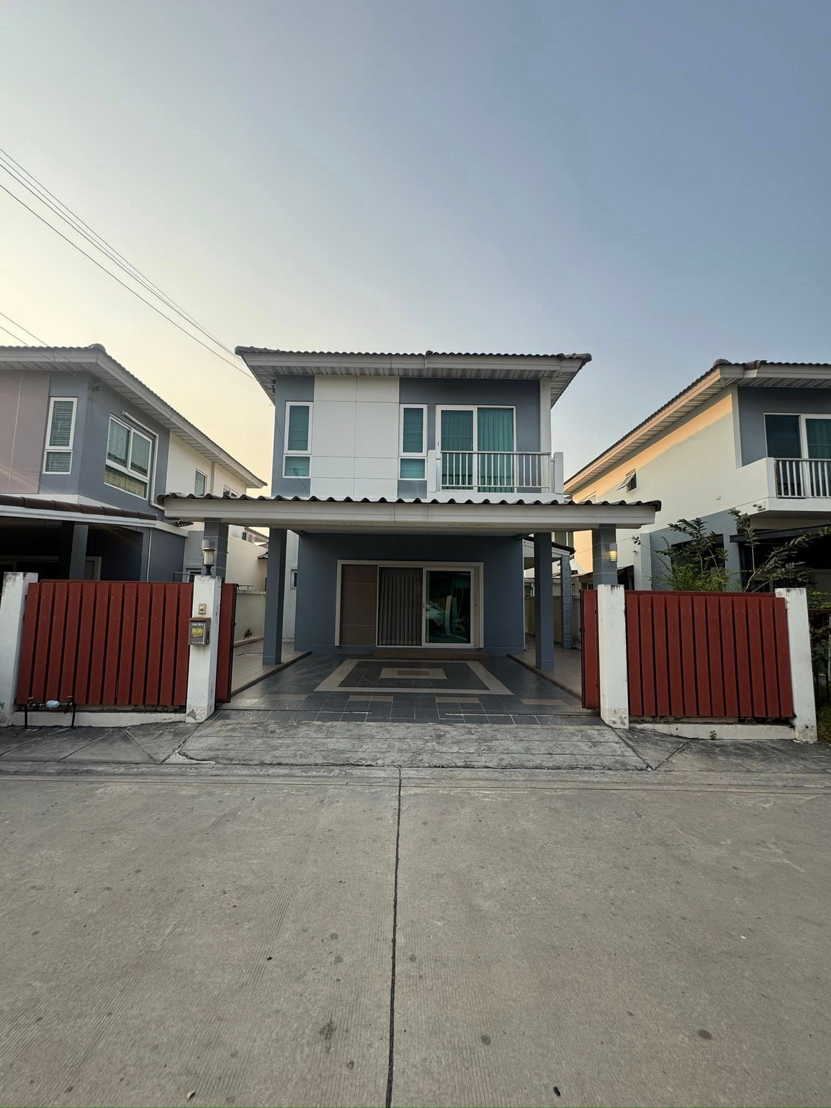 For SaleHousePattaya, Bangsaen, Chonburi : 2-storey detached house for sale Supalai Ville Chonburi University