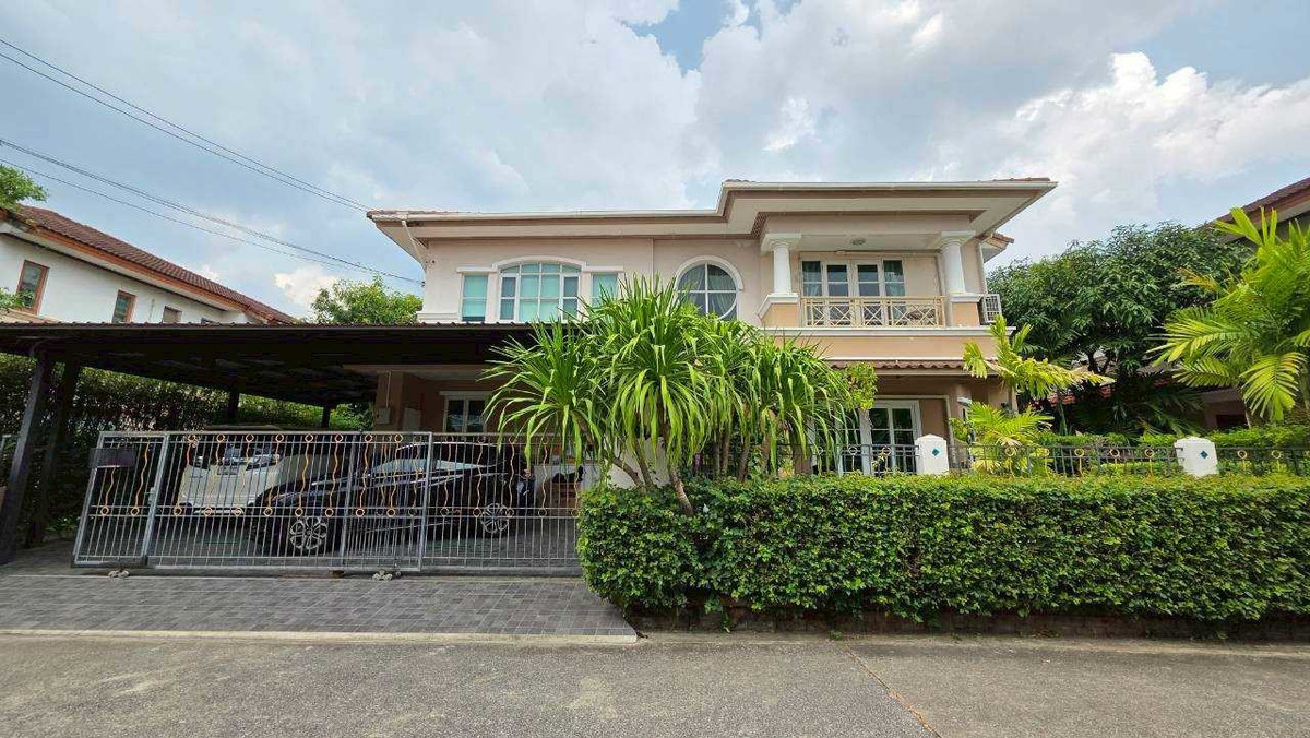 For SaleHouse : [ขายด่วน!] บ้านเดี่ยวหลังใหญ่ มบ.นันทวัน รามอินทรา-สุขาภิบาล 5 ทำเลศักยภาพ ใกล้ทางด่วน เดินทางสะดวก