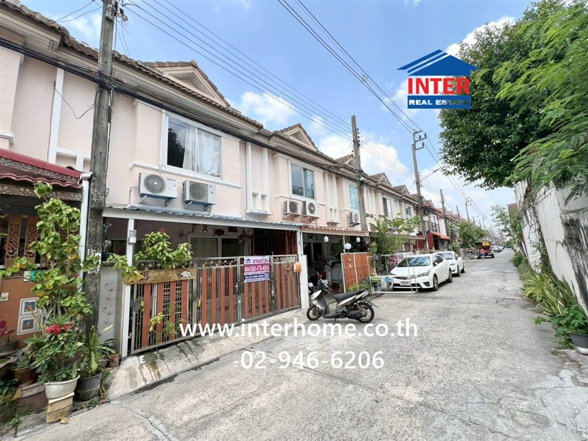 ขายทาวน์โฮมมีนบุรี-ร่มเกล้า : ทาวน์เฮ้าส์ 2 ชั้น 16.2 ตร.ว. หมู่บ้านปัญฐิญา ซอยรามคำแหง186/1 ถนนรามคำแหง ถนนสุวินทวงศ์ เขตมีนบุรี กรุงเทพมหานคร