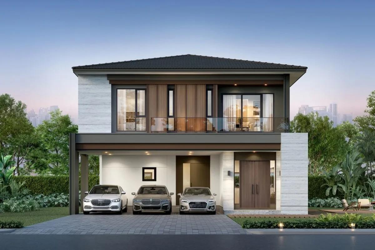 For SaleHouseBangna, Bearing, Lasalle : For Sale House , The City Bangna 3  , Bang Kaeo , Bang Phli , Samut Prakarn , CX-141329