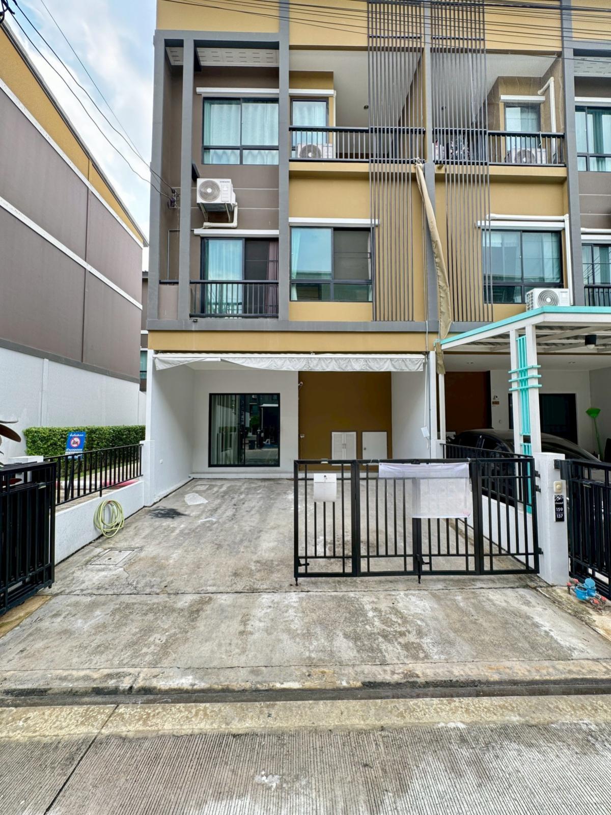 For SaleTownhome : ขายทาวน์เฮ้าส์/ทาวน์โฮม  สัมมากร อเวนิว ชัยพฤกษ์-วงแหวน ลำโพ บางบัวทอง นนทบุรี CX-150126