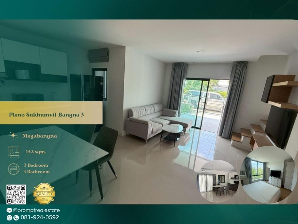 For RentHouseBangna, Bearing, Lasalle : OP02086 - Pleno Sukhumvit-Bangna 3 : พลีโน่ สุขุมวิท บางนา 3 : Pleno Sukhumvit-Bangna 3 : พลีโน่ สุขุมวิท บางนา 3 - #MegaBangna #InternationalSchool (SISB/TCIS /Concordian) #SuvarnabhumiAirport