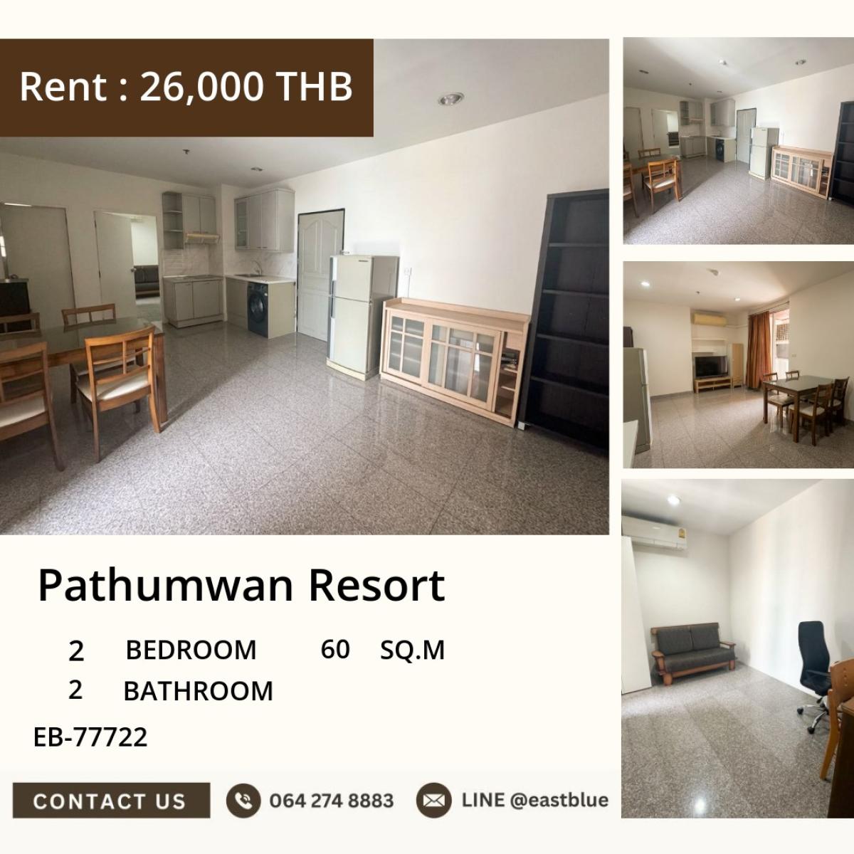 For RentCondoRatchathewi,Phayathai : 30/03/2026, Rent a 2-bedroom condo near BTS Phaya Thai for 26,000 baht
Located in the city center, close to Siam Paragon-Chulalongkorn University, with complete amenities! 0642748883