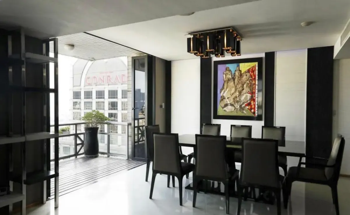 ให้เช่าคอนโดวิทยุ ชิดลม หลังสวน : All Seasons Mansion 5 bedroom penthouse condo for rent