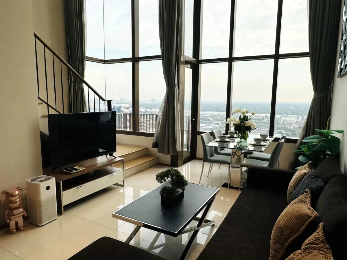 ให้เช่าคอนโดสุขุมวิท อโศก ทองหล่อ : The Emporio Place 1 bedroom duplex condo for rent