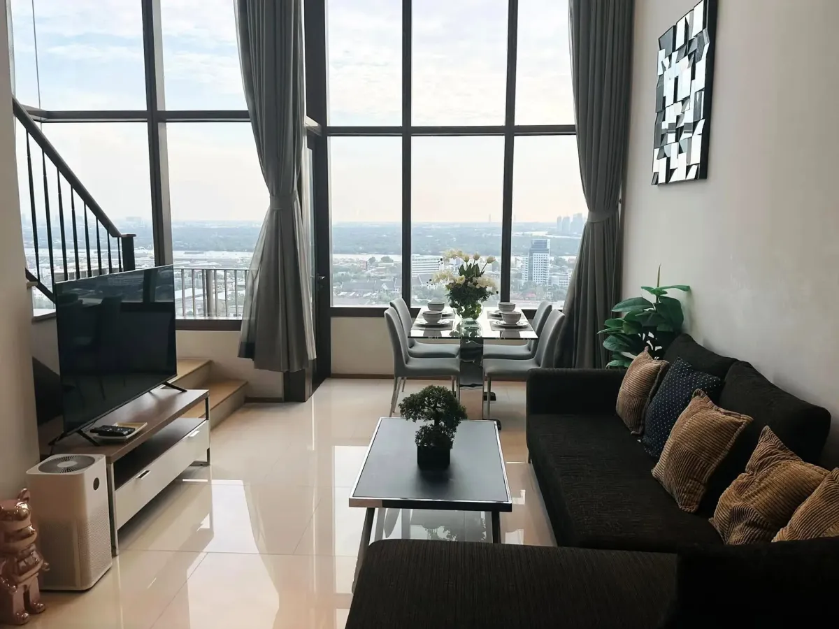 For RentCondoSukhumvit, Asoke, Thonglor : The Emporio Place 1 bedroom duplex condo for rent