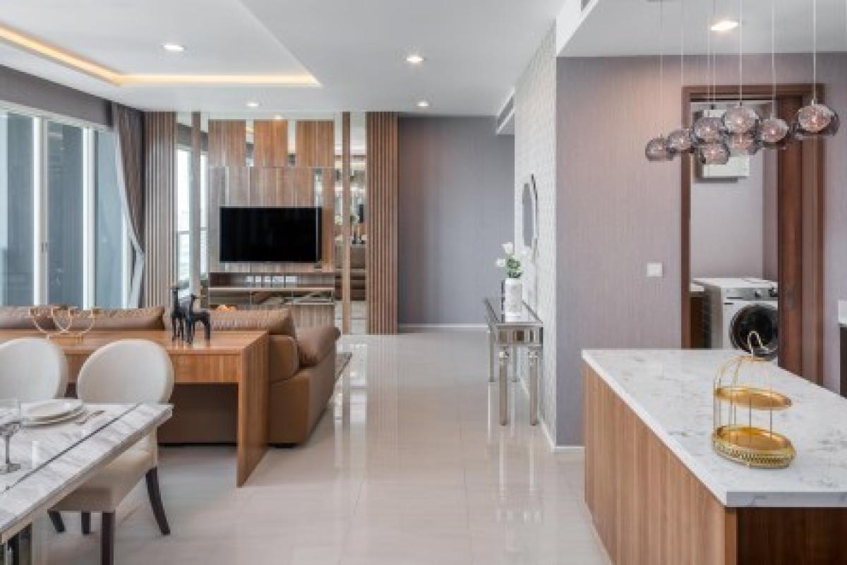 For SaleCondoSathorn, Narathiwat : 3 bedroom condo for sale at Menam Residences