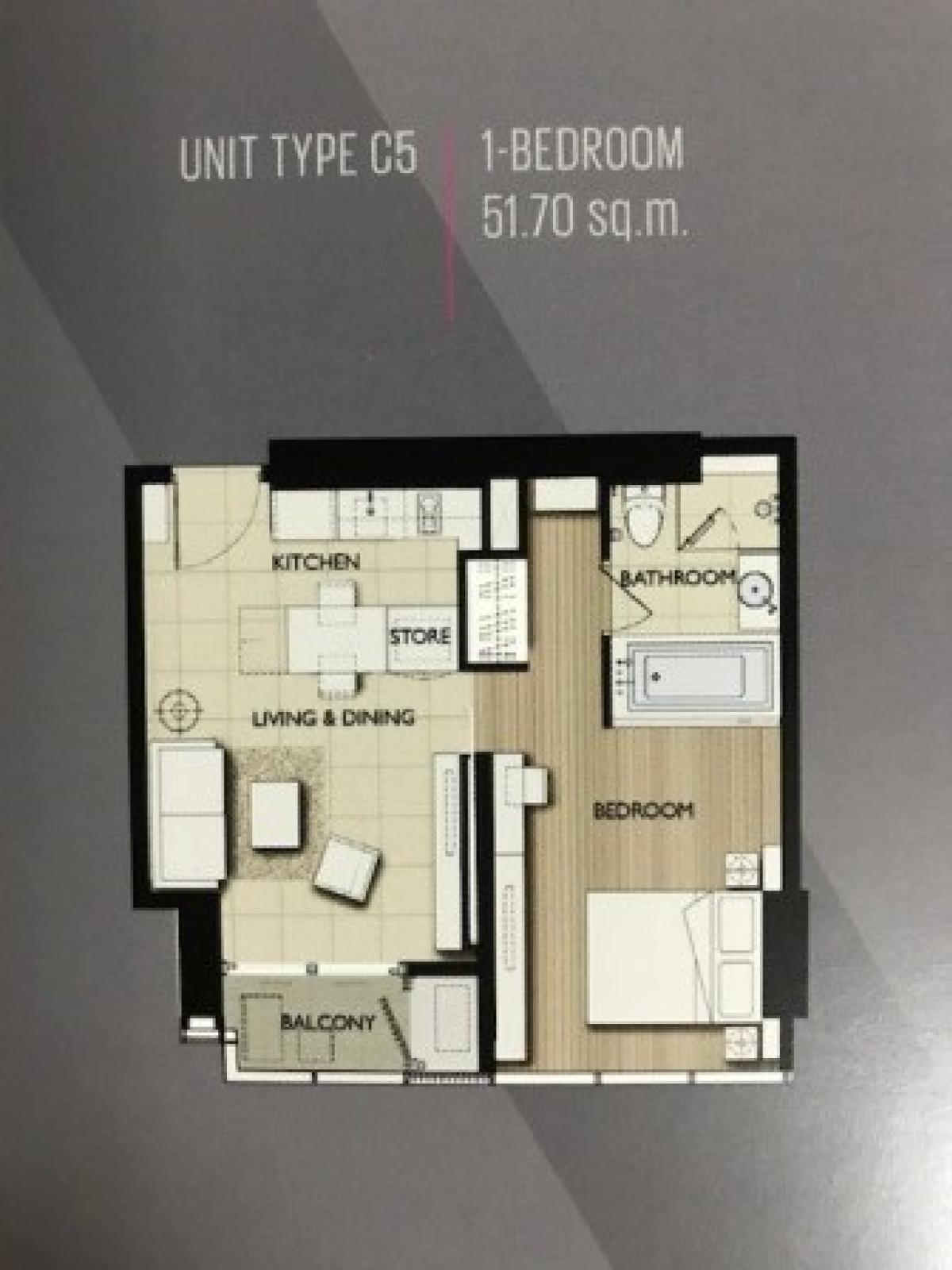 CondoSilom, Saladaeng, Bangrak : 1 bedroom condo for rent and sale at M Silom