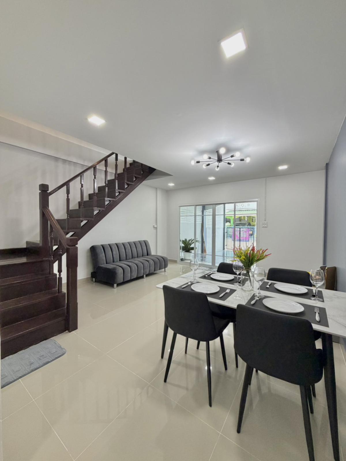 ขายทาวน์โฮมนนทบุรี บางใหญ่ บางบัวทอง : ขายทาวน์เฮ้าส์/ทาวน์โฮม  บ้านเปี่ยมสุข 2  บางแม่นาง บางใหญ่ นนทบุรี CX-150770