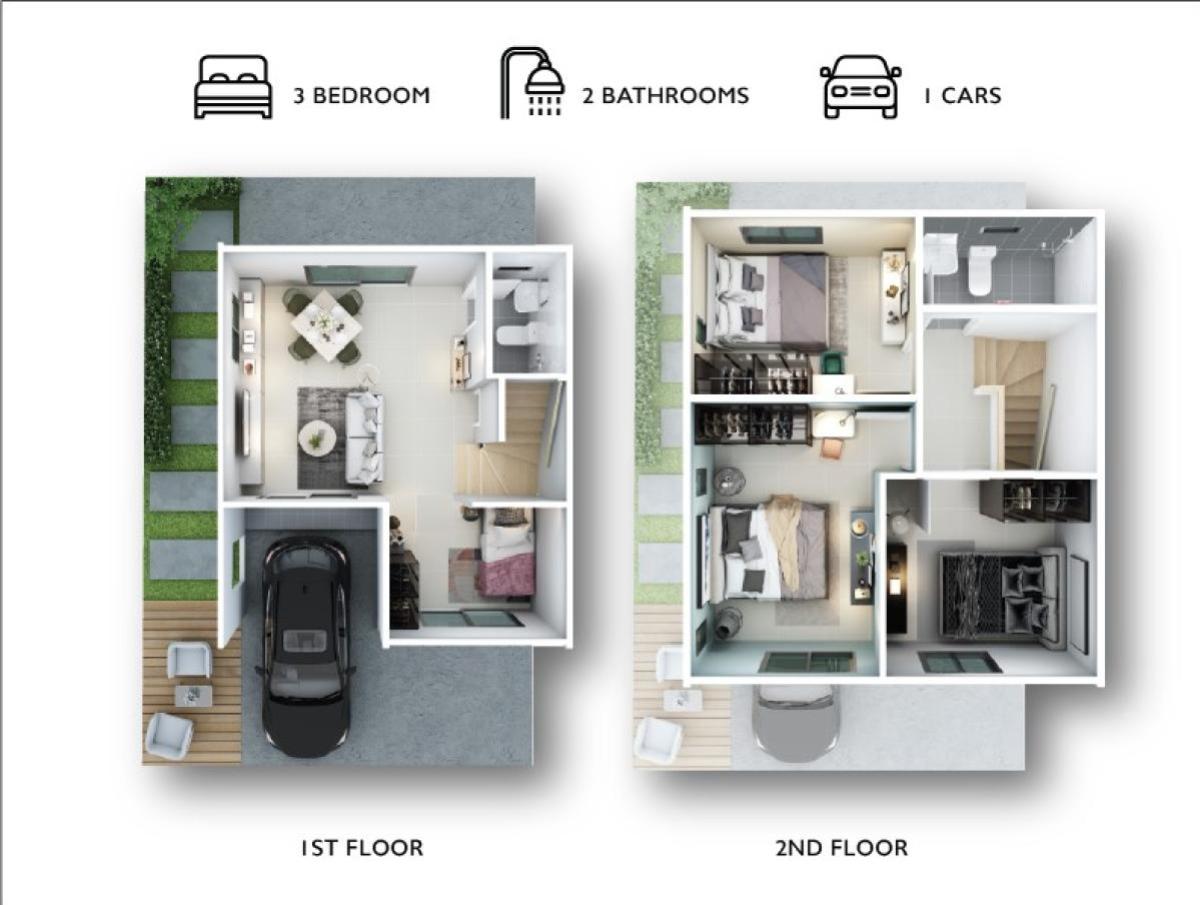 ขายทาวน์โฮมสมุทรปราการ สำโรง : ขายทาวน์เฮ้าส์/ทาวน์โฮม  บ้านพฤกษา สุขุมวิท - บางปู 2 BTS-เคหะฯ บางปูใหม่ เมืองสมุทรปราการ สมุทรปราการ CX-122225