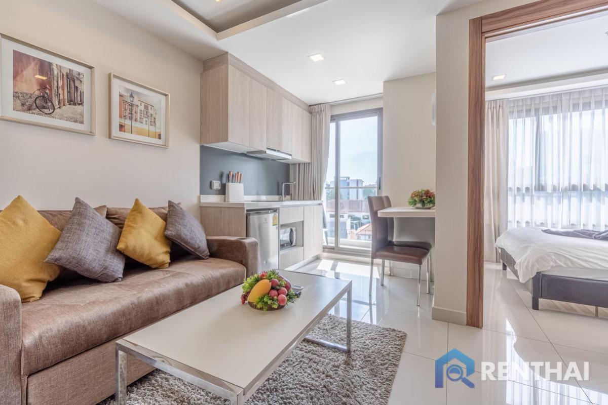 For SaleCondoPattaya, Bangsaen, Chonburi : Hot Deal! Luxury 1-Bedroom Resort-Style Condo at Arcadia Beach Resort