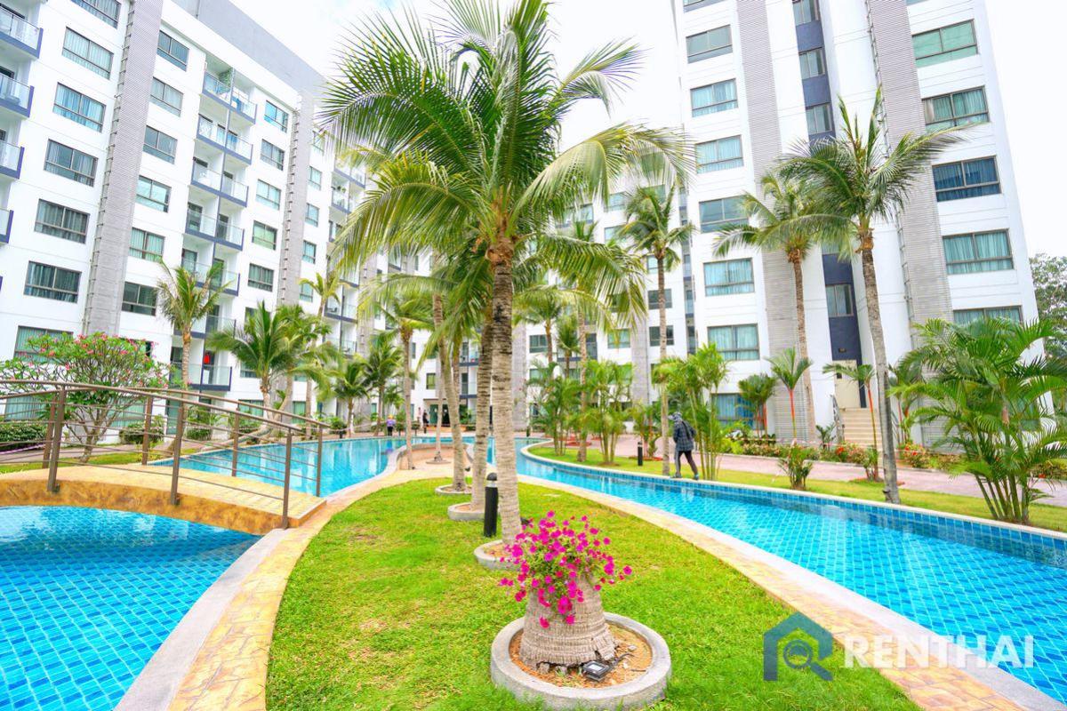 For SaleCondoPattaya, Bangsaen, Chonburi : Hot Deal! Luxury 1-Bedroom Resort-Style Condo at Arcadia Beach Resort