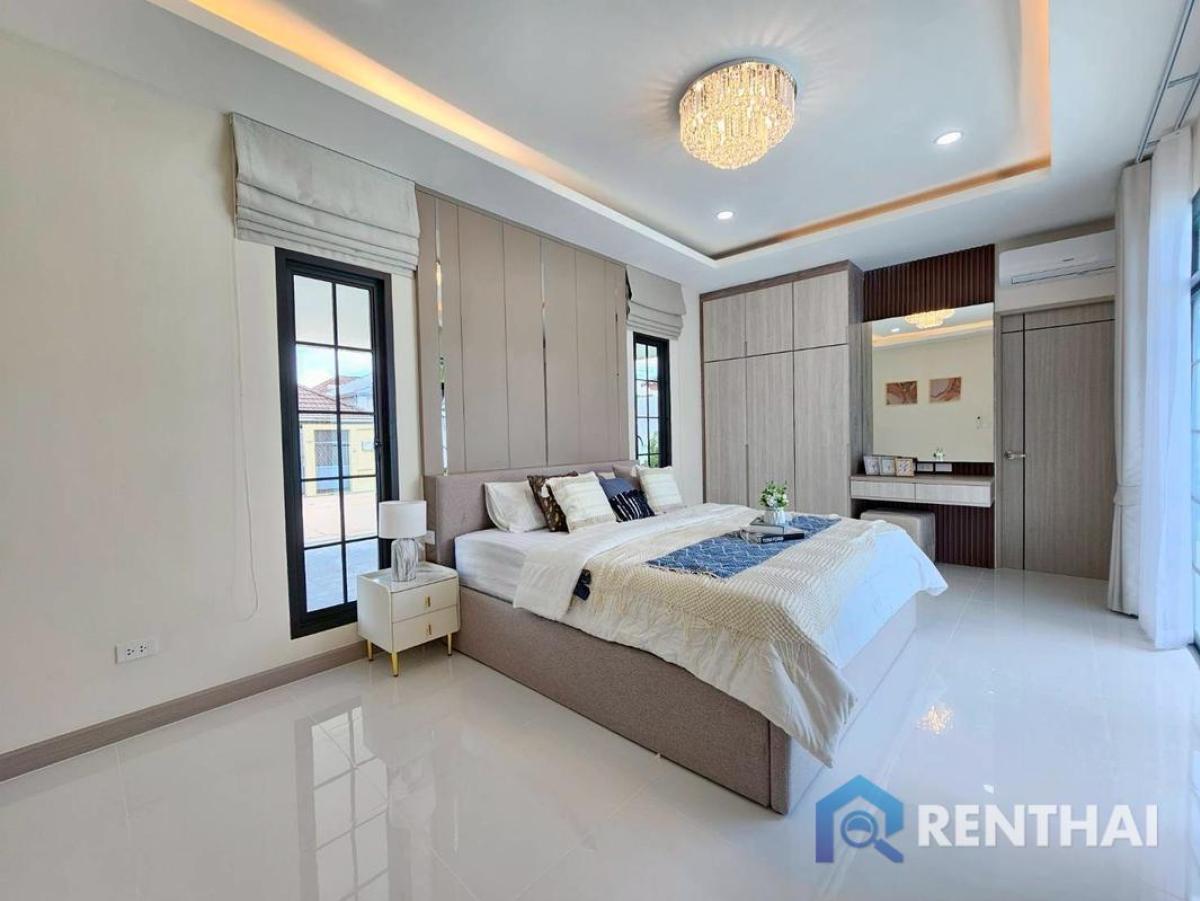 For SaleHousePattaya, Bangsaen, Chonburi : For sale house 4 bedrooms at Takhian Tia