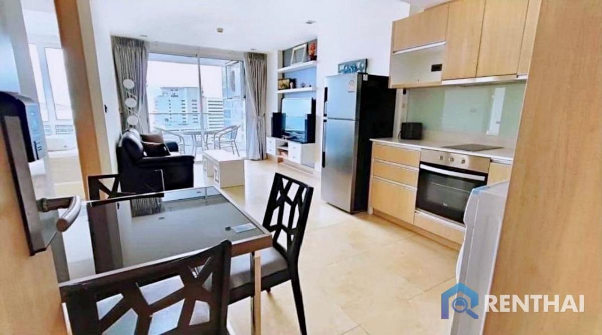 For SaleCondoPattaya, Bangsaen, Chonburi : Ocean View Condo at The Cliff: 1-Bedroom Condo in Pattaya, Fully Furnished