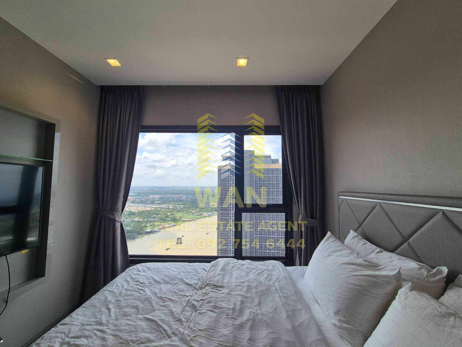 ขายคอนโดรัตนาธิเบศร์ สนามบินน้ำ พระนั่งเกล้า : ขาย The politan rive คอนโดริมแม่น้ำเจ้าพระยา ใกล้สถานีรถไฟฟ้า แบบ 2 ห้องนอน ชั้นสูง ตกแต่งสวย วิวแม่น้ำ มาแต่ตัวเข้าอยู่ได้เลย