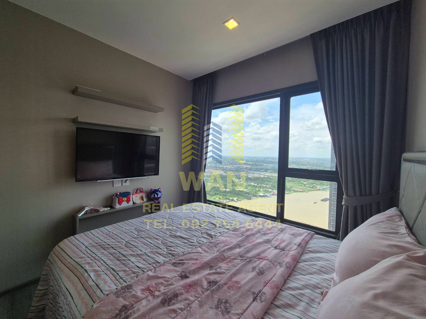 ขายคอนโดรัตนาธิเบศร์ สนามบินน้ำ พระนั่งเกล้า : ขาย The politan rive คอนโดริมแม่น้ำเจ้าพระยา ใกล้สถานีรถไฟฟ้า แบบ 2 ห้องนอน ชั้นสูง ตกแต่งสวย วิวแม่น้ำ มาแต่ตัวเข้าอยู่ได้เลย